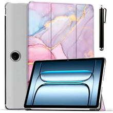 Load image into Gallery viewer, ProElite Case Cover for OnePlus Pad Lite 11 inch Case , Smart Flip Case Cover for OnePlus Pad Lite 11 inch Case Translucent Back with Stylus Pen [Auto Sleep Wake Feature], Marble Pink
