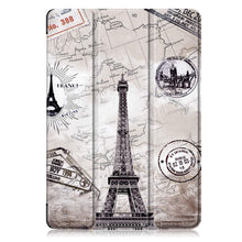 Load image into Gallery viewer, ProElite Case Cover for Apple iPad 10.2 inch Case, Smart Flip Case Cover for Apple iPad 10.2 inch 2021 9th/8th/7th Gen, Clear Soft Back with Pencil Holder, Eiffel
