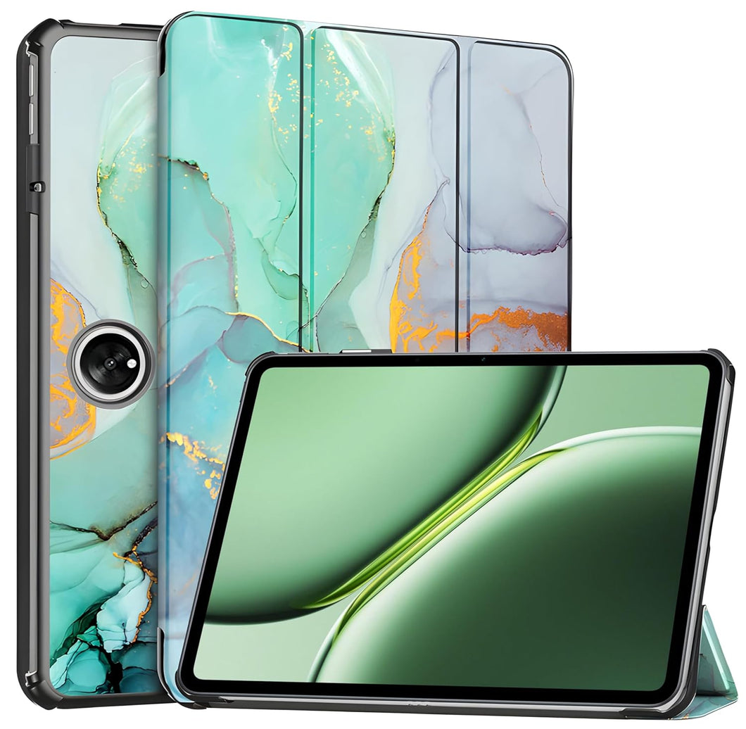 ProElite cover for OnePlus Pad 2 12.1 inch Cover, Trifold Flip Case Cover for OnePlus Pad 2 12.1 inch Support Auto Sleep Wake, Marble Green