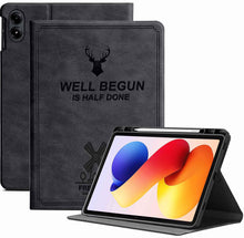 Load image into Gallery viewer, ProElite Case Cover for Xiaomi Redmi Pad 2 Pro 12.1 inch Case, Deer Flip case Cover for Xiaomi Redmi Pad 2 Pro 12.1 inch Case with Pen Holder [Auto Sleep Wake Feature], Black
