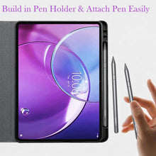 Load image into Gallery viewer, ProElite Book Case Cover for Lenovo Idea Tab Pro 2nd Gen 13 inch 2026, Smart flip case Book Cover for Lenovo Idea Tab Pro 2nd Gen 13 inch Tablet with Pen Holder, Marble Purple
