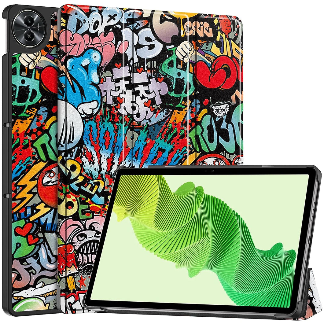 ProElite Cover for Realme Pad 2 Cover Case, Slim Trifold Flip case Cover for Realme Pad 2 11.5 inch Tablet, Hippy