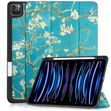 Load image into Gallery viewer, ProElite Cover for iPad Pro 12.9 inch Case, Smart Case for iPad Pro 12.9 inch 2022/2021 6th/5th Gen [Auto Sleep/Wake Cover] [Pencil Holder] [Soft Flexible Case] Recoil Series - Flowers
