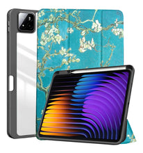 Load image into Gallery viewer, ProElite Cover for Xiaomi Mi Pad 7/7 Pro 11.2 inch case Cover, Transparent Flip Case for Xiaomi Mi Pad 7/7 Pro 11.2 inch with Pen Holder (Supports Auto Sleep Wake Function), Flowers
