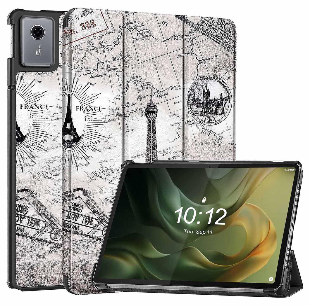 ProElite Cover for Motorola Pad 60 Neo 11 inch 2025 Case Cover, Sleek Smart Flip Case Cover for Motorola Pad 60 Neo 11 inch 2025 Tablet (Support Auto Sleep Wake), Eiffel