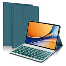Load image into Gallery viewer, ProElite Keyboard case for Realme Pad 3 11.6 inch 2026, Magnetic Detachable Wireless Bluetooth Keyboard for Realme Pad 3 11.6 inch 2026 Built-in 7-Colors Backlit, Dark Green
