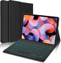 Load image into Gallery viewer, ProElite Keyboard case for Xiaomi Mi Pad 6 11 inch, Magnetic Detachable Wireless Bluetooth Keyboard Built-in 7-Colors Backlit, Black
