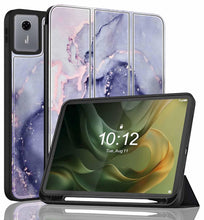 Load image into Gallery viewer, ProElite Cover for Motorola Pad 60 Neo 11 inch 2025 case Cover, Soft Flexible Flip Case Cover for Motorola Pad 60 Neo 11 inch 2025 with Pen Holder [Recoil Series] - Marble Purple
