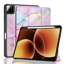 Load image into Gallery viewer, ProElite Cover for Xiaomi Mi Pad 8/Pad 8 Pro 11.2 inch Cover, Soft Flexible Flip Case Cover with Pen Holder for Mi Pad 8/Pad 8 Pro 11.2 inch, Support Auto Sleep Wake, [Recoil Series] - Marble Pink
