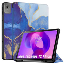 Load image into Gallery viewer, ProElite Cover for Lenovo Idea Tab Plus 12.1 inch 2025 case Cover, Soft Flexible Flip Case Cover for Lenovo Idea Tab Plus 12.1 inch 2025 [Recoil Series] - Ocean Blue
