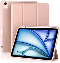 Load image into Gallery viewer, ProElite Case for for Apple iPad Air 11 Inch M4/M3/M2 2026/2025/2024, Air 5th/4th Gen 10.9 inch Pencil Cover for iPad Air [Auto Sleep/Wake Cover] [Pencil Holder] [Soft Flexible Case] Recoil Serie, Rose Gold

