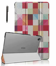 Load image into Gallery viewer, ProElite Cover for Samsung Galaxy Tab A11 8.7 inch/A9 8.7" Case Cover, Smart Flip Case Cover for Samsung Galaxy Tab A11/A9 8.7 inch Translucent Back with Stylus Pen, Diamonds
