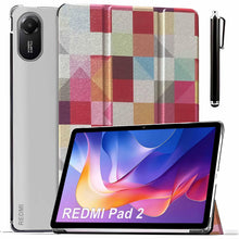 Load image into Gallery viewer, ProElite Case Cover for Xiaomi Redmi Pad 2 11 inch Cover, Smart Flip Case Cover for Xiaomi Redmi Pad 2 11 inch Translucent Back with Stylus Pen [Auto Sleep Wake Feature], Diamonds
