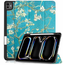 Load image into Gallery viewer, ProElite Case Cover for Apple iPad Pro 11 inch 2024/2025 M4/M5 5th/6th Gen Cover, Pencil Case for iPad Pro 11 M4/M5 with Pencil Holder, Auto Sleep Wake [Soft Flexible Case] Recoil Series - Flowers
