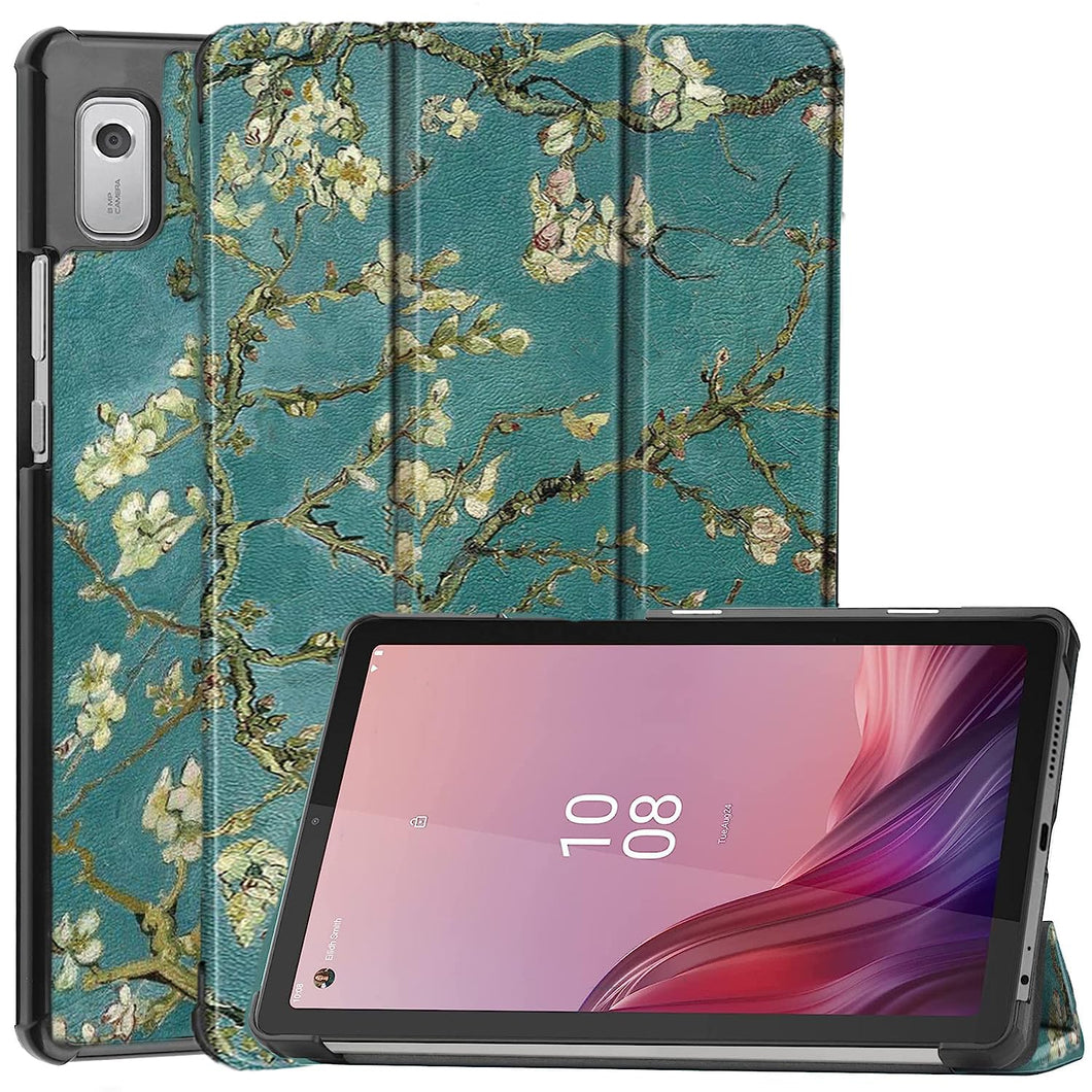 ProElite Smart Flip Case Cover for Lenovo Tab M9 9 inch Tablet, Flowers