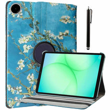 Load image into Gallery viewer, ProElite Cover for Galaxy Tab A11 8.7 inch /A9 8.7" Case Cover, 360 Rotatable Smart Flip Case Cover for Galaxy Tab A9/A11 8.7 inch Tablet with Stylus Pen, Flowers

