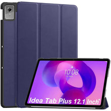 Load image into Gallery viewer, ProElite Case Cover for Lenovo Idea Tab Plus 12.1 inch 2025 Case, Slim Trifold Flip case Cover for Lenovo Idea Tab Plus 12.1 inch 2025 Tablet [Auto Sleep Wake Feature], Dark Blue
