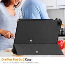 Load image into Gallery viewer, ProElite Case Cover for OnePlus Pad Go 2 12.1 inch Case, Slim Trifold Flip case Cover for OnePlus Pad Go 2 12.1 inch Tablet [Auto Sleep Wake Feature], Black
