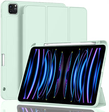 Load image into Gallery viewer, ProElite Smart Case for Apple iPad Pro 11 inch 2022/2021 4th/3rd Gen [Auto Sleep/Wake Cover] [Pencil Holder] [Soft Flexible Case] Recoil Series - Mint Green
