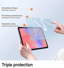 Load image into Gallery viewer, ProElite Screen Protector for Samsung Galaxy Tab S9/S9 FE/S10 Lite 10.9 inch/S11 11 inch, Tempered Glass Screen Protector with quick installation tray, 9H Hardness [1-Pack]
