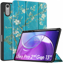 Load image into Gallery viewer, ProElite Cover for Lenovo Idea tab Pro 2nd Gen 13 inch 2026 case Cover [with Pen Holder], Soft Flexible Flip Case Cover for Idea tab Pro 2nd Gen 13 inch 2026 [Recoil Series] - Flowers

