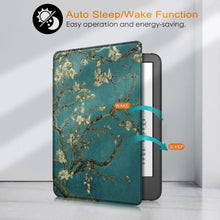Load image into Gallery viewer, ProElite Cover Case for Kindle Paperwhite 12th Gen 7 inch Case, Slim Smart Flip case Cover for Amazon Kindle Paperwhite 12th Generation 7 inch 2024, Flowers
