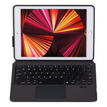 Load image into Gallery viewer, ProElite Wireless Bluetooth TouchPad Keyboard flip case Cover for Apple iPad 9.7 inch 5th/6th Gen Air 1/Air 2 Pro 9.7 inch Black
