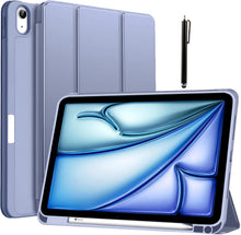 Load image into Gallery viewer, ProElite Case Cover for iPad Air 11" M4/M3/M2 2026/2025/2024, Air 5th/4th Gen 10.9", Smart Flip Case for iPad Air 11/ Air 5/4 Gen with Pencil Holder [Auto Sleep/Wake] with Stylus Pen, Lavender
