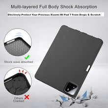 Load image into Gallery viewer, ProElite Cover for Xiaomi Mi Pad 7/7 Pro 11.2 inch Cover, Soft Flexible Flip Case Cover with Pen Holder for Xiaomi Pad 7/7 Pro 11.2 inch, Support Auto Sleep Wake, [Recoil Series] - Dark Blue
