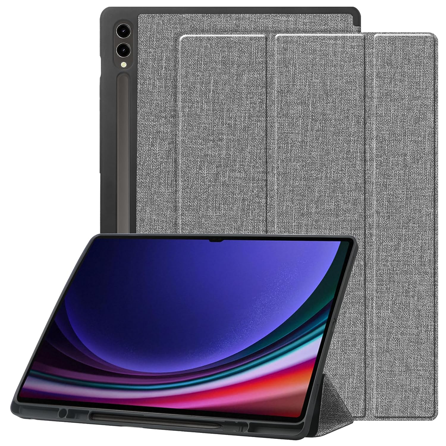 ProElite Cover for Samsung Galaxy Tab S9 FE+/S9 Plus/S10+ Case, PU  Smart Flip case Cover for Samsung Galaxy Tab S9 FE Plus/S9 Plus/S10 Plus 