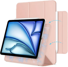 Load image into Gallery viewer, ProElite Smart Magnetic Case Cover for Apple iPad Air 13 inch M4/M3/M2 2026/2025/2024/iPad Pro 12.9 inch 2022/2021/2020 6th/5th Generation [Support Apple Pencil Charging], Pink
