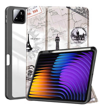 Load image into Gallery viewer, ProElite Cover for Xiaomi Mi Pad 7/7 Pro 11.2 inch case Cover, Transparent Flip Case for Xiaomi Mi Pad 7/7 Pro 11.2 inch with Pen Holder (Supports Auto Sleep Wake Function), Eiffel
