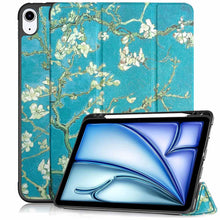 Load image into Gallery viewer, ProElite Case for Apple iPad Air 11 Inch M4/M3/M2 2026/2025/2024, Air 5th/4th Gen 10.9 inch [Auto Sleep/Wake Cover] [Pencil Holder] [Soft Flexible Case] Recoil Serie, Flowers
