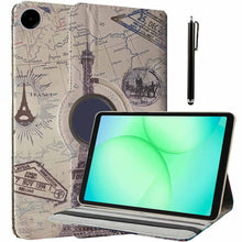 Load image into Gallery viewer, ProElite Cover for Galaxy Tab A11 8.7 inch /A9 8.7" Case Cover, 360 Rotatable Smart Flip Case Cover for Galaxy Tab A9/A11 8.7 inch Tablet with Stylus Pen, Eiffel
