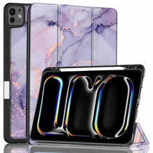 Load image into Gallery viewer, ProElite Case Cover for Apple iPad Pro 13 inch M4/M5 2024/2025 Cover, Pencil Case for iPad Pro 13 M4/M5 2024/2025 with Pencil Holder [Soft Flexible Case] Recoil Series - Marble Purple
