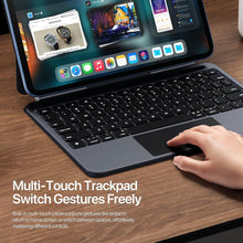 Load image into Gallery viewer, ProElite Keyboard Case for iPad 11th Gen A16 &amp; 10th Gen 10.9" – Multi-Touch Trackpad, 7-Color Backlit Magic-Style Keyboard – Floating Magnetic Stand – Black
