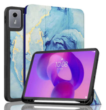Load image into Gallery viewer, ProElite Cover for Lenovo idea Tab 11 inch 2025 case Cover, Soft Flexible Flip Case Cover for Lenovo idea Tab 11 inch 2025 with Pen Holder [Recoil Series] - Ocean Blue
