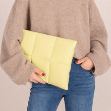Load image into Gallery viewer, ProElite Puffy Laptop Sleeve for 16-inch MacBook Pro Puffer Laptop Carrying Case, Pillow Pouch Compatible MacBook Pro 16 inch - Butter Yellow
