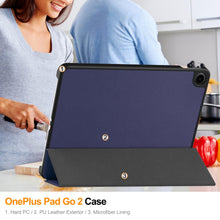 Load image into Gallery viewer, ProElite Case Cover for OnePlus Pad Go 2 12.1 inch Case, Slim Trifold Flip case Cover for OnePlus Pad Go 2 12.1 inch Tablet [Auto Sleep Wake Feature], Dark Blue
