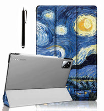 Load image into Gallery viewer, ProElite Cover for Xiaomi Mi Pad 8/8 Pro/Mi Pad 7/7 Pro 11.2 inch Cover, Flip Case Cover with Transparent Back &amp; Stylus Pen [Auto Sleep Wake Support], Starry Night
