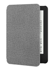 Load image into Gallery viewer, ProElite Premium Nylon Fabric Smart Flip case Cover for Amazon Kindle 6" 300 ppi 11th Gen/12th Gen 2022/2024, Grey

