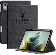 Load image into Gallery viewer, ProElite Cover for Motorola Pad 70 12.1 inch 2026 Case Cover, Deer Smart Flip Case Cover for Moto Pad 70 12.1 inch 2026 Tablet with Pen Holder, Black
