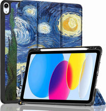 Load image into Gallery viewer, ProElite Case Cover for Apple iPad (A16) 11th/10th Generation (2025/2022), Smart Case for iPad 11th/10th Gen [Auto Sleep/Wake Cover] [Pencil Holder] [Soft Flexible Case] Recoil Series - Starry Night
