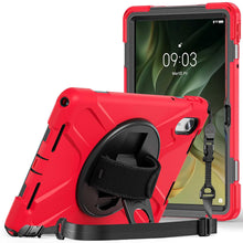 Load image into Gallery viewer, ProElite Cover for Motorola Pad 60 Neo 11 inch 2025 Cover Case, Rugged 3 Layer Armor case Cover for Motorola Pad 60 Neo 11 inch with Hand Grip &amp; Rotating Kickstand with Shoulder Strap, Red
