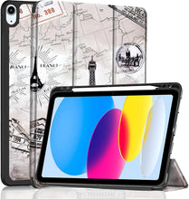 Load image into Gallery viewer, ProElite Case Cover for Apple iPad (A16) 11th/10th Generation (2025/2022), Smart Case for iPad 11th/10th Gen [Auto Sleep/Wake Cover] [Pencil Holder] [Soft Flexible Case] Recoil Series - Eiffel
