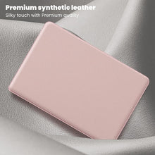 Load image into Gallery viewer, ProElite Case for MacBook Air 15 Case 2023 2024 2025 Release M4 M3 A3114 M2 A2941 with Touch ID, Slim Leather case with Foldable stand, Pink
