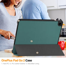 Load image into Gallery viewer, ProElite Case Cover for OnePlus Pad Go 2 12.1 inch Case, Slim Trifold Flip case Cover for OnePlus Pad Go 2 12.1 inch Tablet [Auto Sleep Wake Feature], Dark Green
