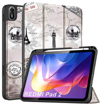Load image into Gallery viewer, ProElite Cover for Xiaomi Redmi Pad 2 11 inch Case, Soft Flexible Flip Case Cover for Xiaomi Redmi Pad 2 11 inch with Pen Holder, Support Auto Sleep Wake, [Recoil Series] - Eiffel
