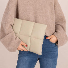 Load image into Gallery viewer, ProElite Puffy Laptop Sleeve for 16-inch MacBook Pro Puffer Laptop Carrying Case, Pillow Pouch Compatible MacBook Pro 16 inch - Sand
