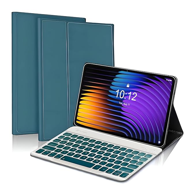 ProElite Keyboard case for Mi Pad 7/7 Pro 11.2 inch, Magnetic Detachable Wireless Bluetooth Keyboard Mi Pad 7/7 Pro 11.2 inch, Dark Green